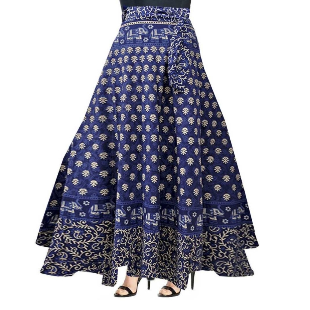 Boho Indian skirt wrap around cotton one size - Picture 3 of 3